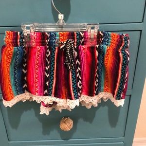 Rip curl beach cover up shorts